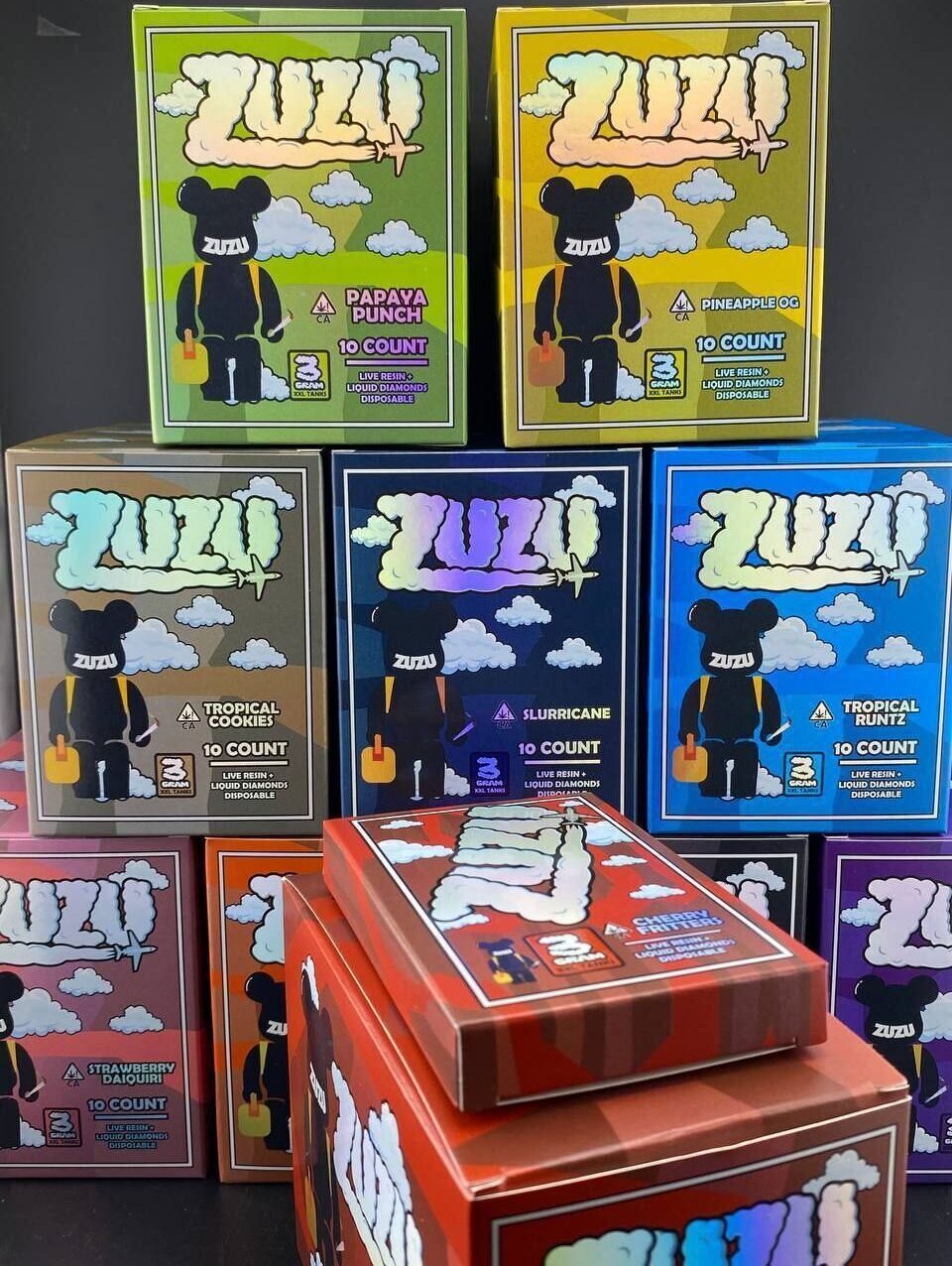 Indulge in the ultimate vaping pleasure with Zuzu Disposable - Lemon Cherry Gelato 3G, where superior taste, potency, and safety converge to elevate your vaping ritual.